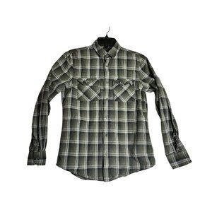 Armani Exchange A/X L/S Plaid Button Down Shirt Mens Small